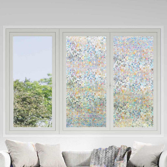 Vidaxl statistisch raamfoli doorzichtig 45 x 2000 cm pvc