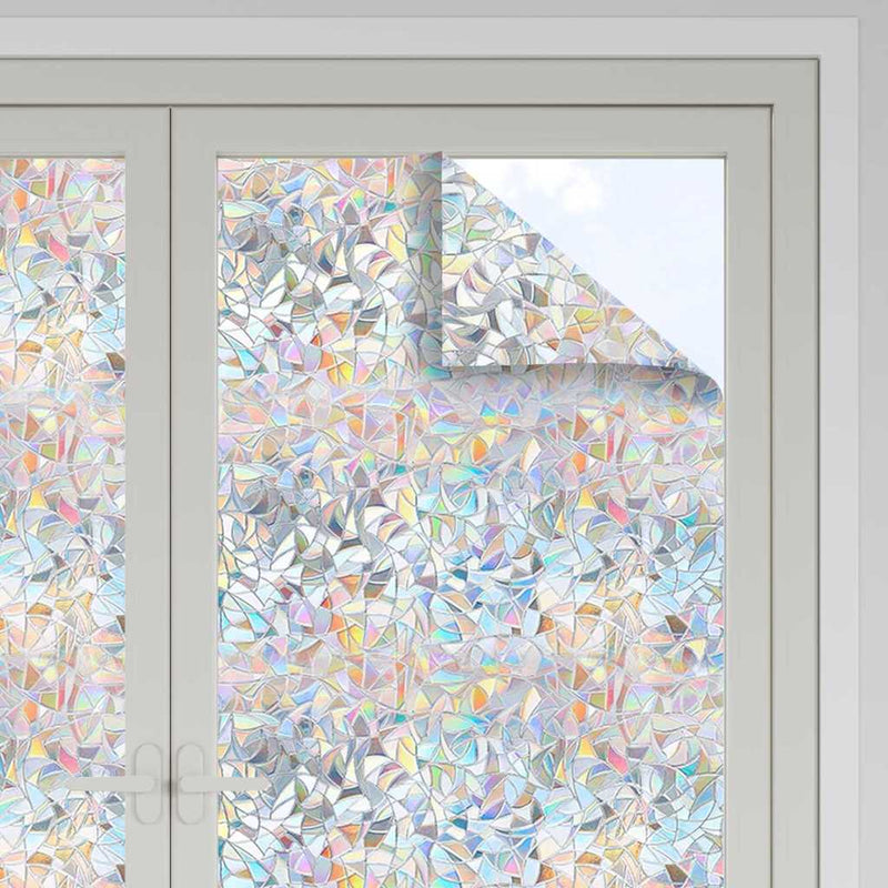 Afbeelding laden in galerijviewer, Vidaxl statistisch raamfoli doorzichtig 90 x 1000 cm pvc

