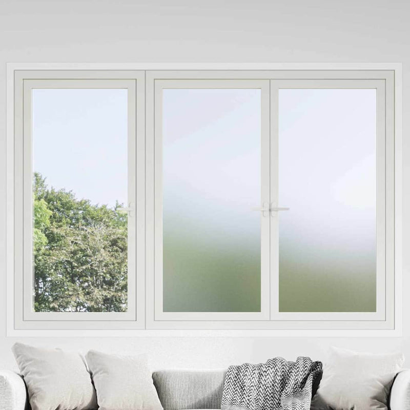 Afbeelding laden in galerijviewer, Vidaxl zelfklevende raamfolie frosted grijs 45 x 2000 cm pvc

