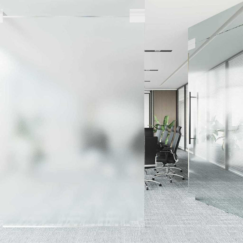Afbeelding laden in galerijviewer, Vidaxl zelfklevende raamfolie frosted grijs 45 x 2000 cm pvc
