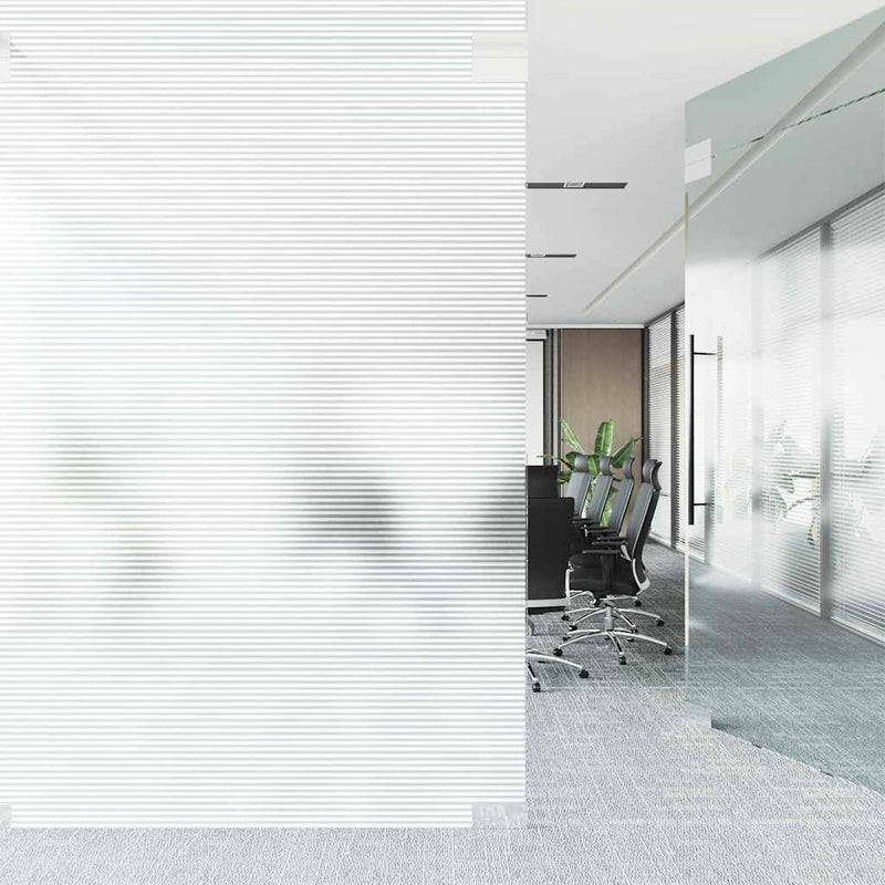 ギャラリービューアに画像をロードする, Vidaxl zelfklevende raamfolie gesatineerde strepen 45 x 2000 cm pvc
