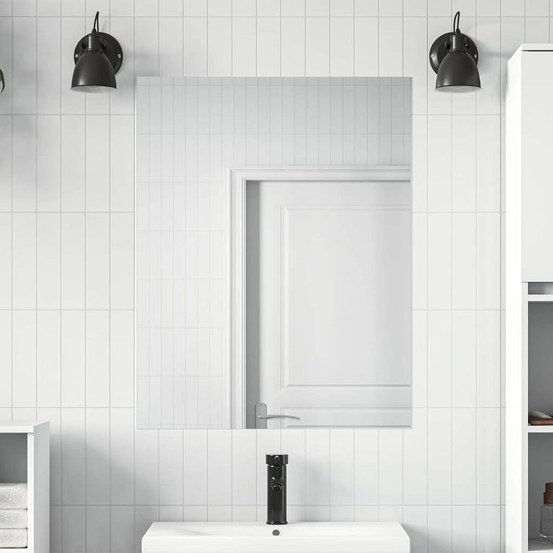 Afbeelding laden in galerijviewer, Vidaxl zelfklevende spiegelfolie 90 x 200 cm 2 pcs zilver pet
