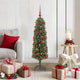 Vidaxl kunstkerstboom groen 120 cm pvc en staal en kunststof