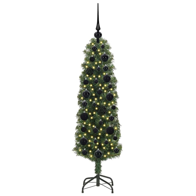 Afbeelding laden in galerijviewer, Vidaxl kunstkerstboom groen 120 cm pvc en staal en kunststof
