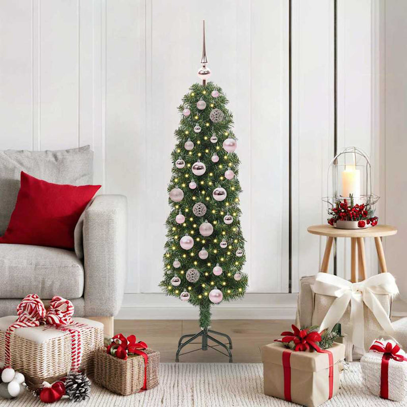 Afbeelding laden in galerijviewer, Vidaxl kunstkerstboom groen 120 cm pvc en staal en kunststof
