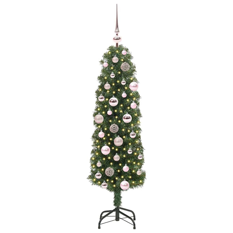 Afbeelding laden in galerijviewer, Vidaxl kunstkerstboom groen 120 cm pvc en staal en kunststof

