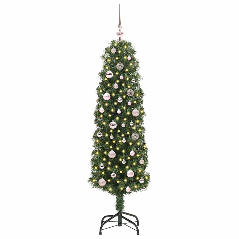 Afbeelding laden in galerijviewer, Vidaxl kunstkerstboom groen 150 cm pvc en staal en kunststof
