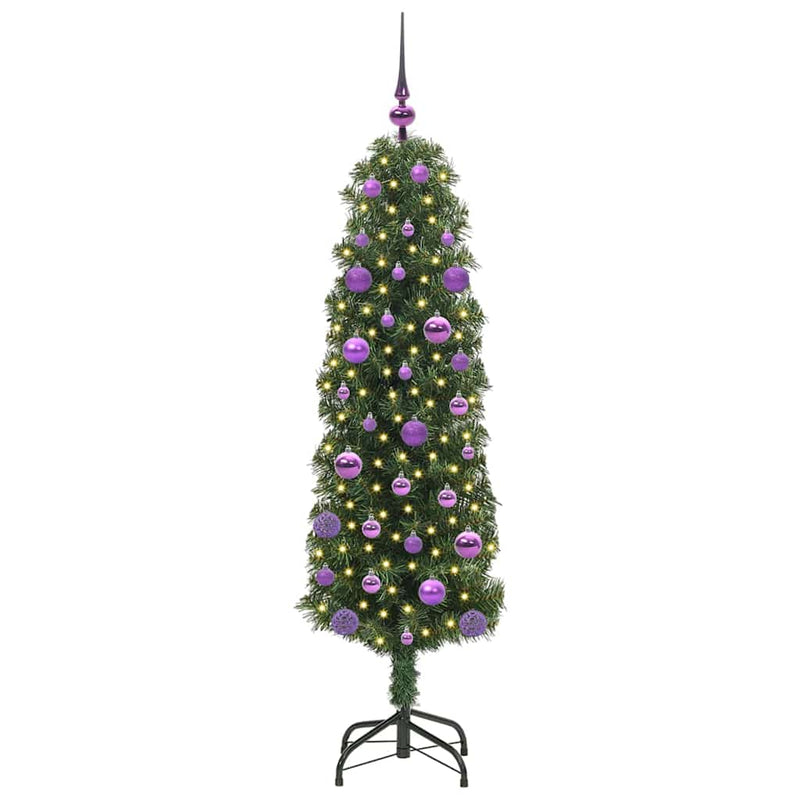 Afbeelding laden in galerijviewer, Vidaxl kunstkerstboom groen 150 cm pvc en staal en kunststof
