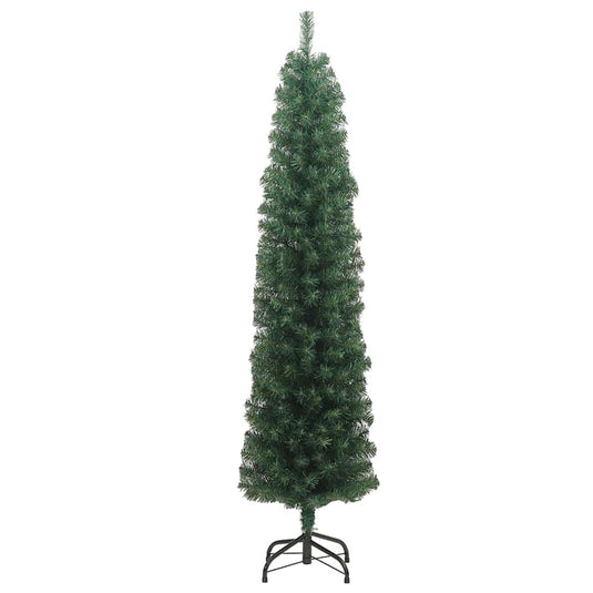 Vidaxl kunstkerstboom groen 180 cm pvc en staal en kunststof