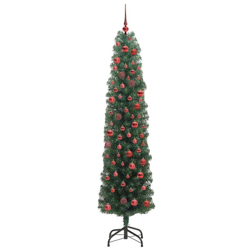 Afbeelding laden in galerijviewer, Vidaxl kunstkerstboom groen 180 cm pvc en staal en kunststof

