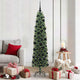 Vidaxl kunstkerstboom groen 180 cm pvc en staal en kunststof