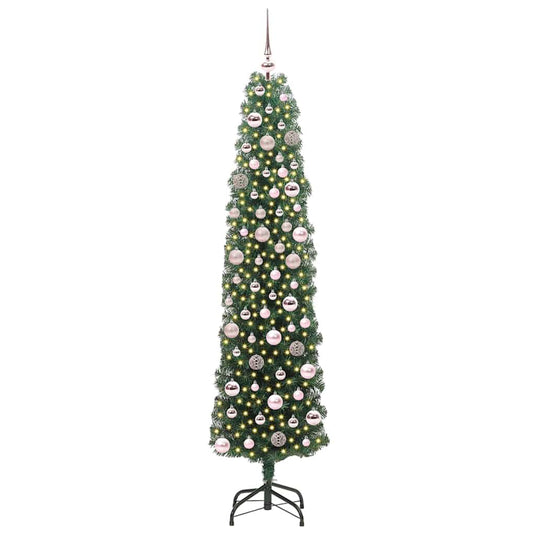 Vidaxl kunstkerstboom groen 180 cm pvc en staal en kunststof