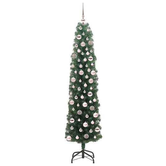 Vidaxl kunstkerstboom groen 180 cm pvc en staal en kunststof