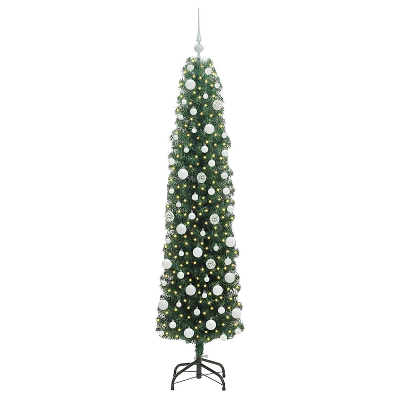 Afbeelding laden in galerijviewer, Vidaxl kunstkerstboom groen 180 cm pvc en staal en kunststof
