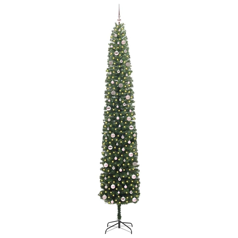 Afbeelding laden in galerijviewer, Vidaxl kunstkerstboom groen 300 cm pvc en staal en kunststof
