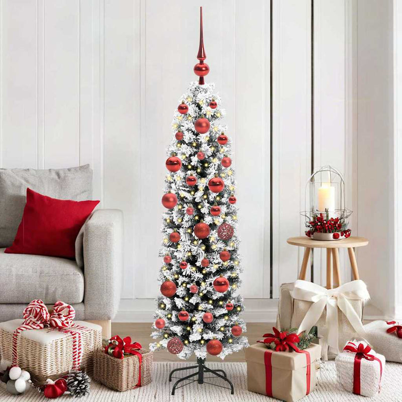 Afbeelding laden in galerijviewer, Vidaxl kunstkerstboom groen 150 cm pvc en staal en kunststof
