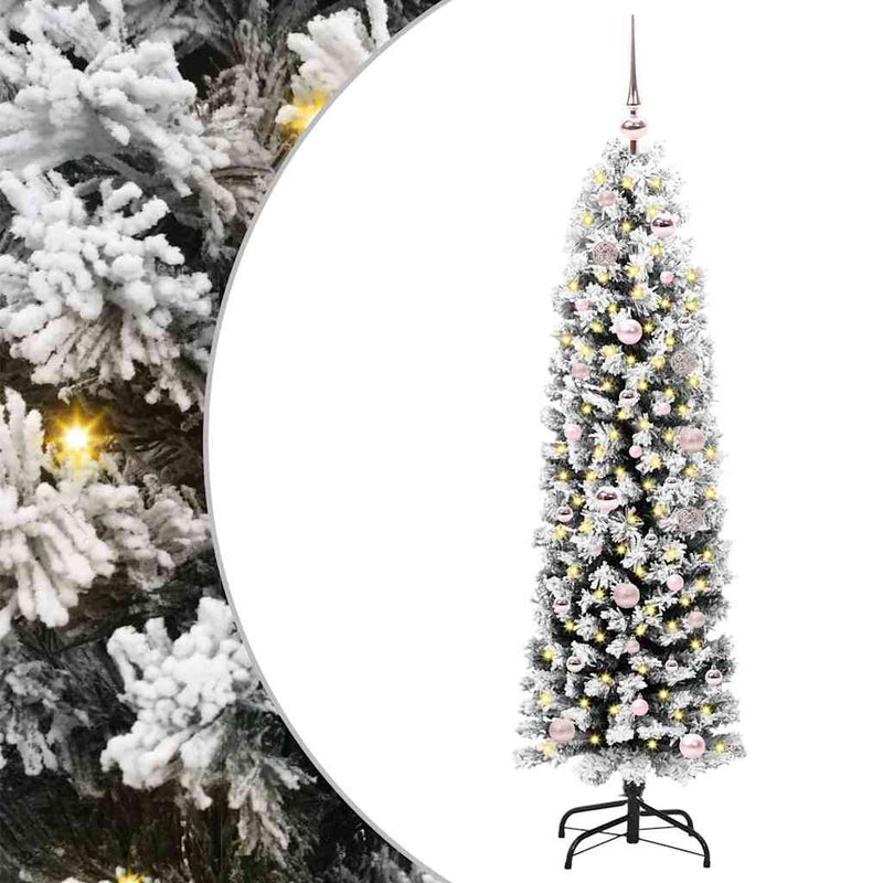 Afbeelding laden in galerijviewer, Vidaxl kunstkerstboom groen 150 cm pvc en staal en kunststof
