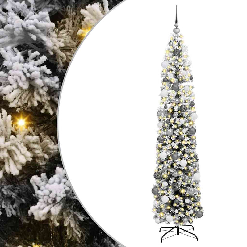 Afbeelding laden in galerijviewer, Vidaxl kunstkerstboom groen 180 cm pvc en staal en kunststof
