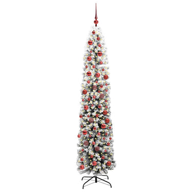Vidaxl kunstkerstboom groen 180 cm pvc en staal en kunststof