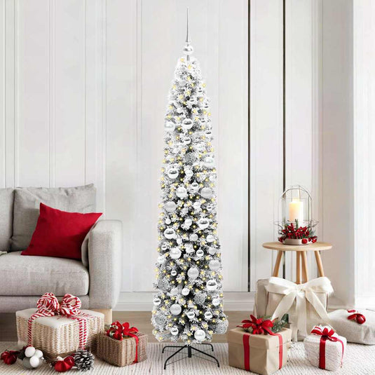 Vidaxl kunstkerstboom groen 180 cm pvc en staal en kunststof