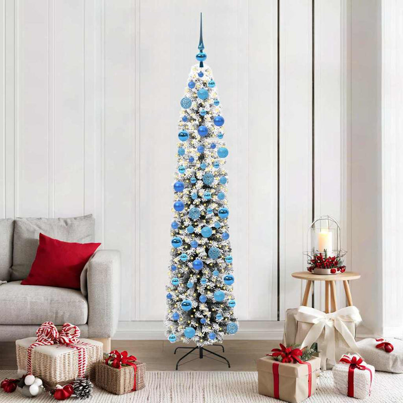 Afbeelding laden in galerijviewer, Vidaxl kunstkerstboom groen 180 cm pvc en staal en kunststof
