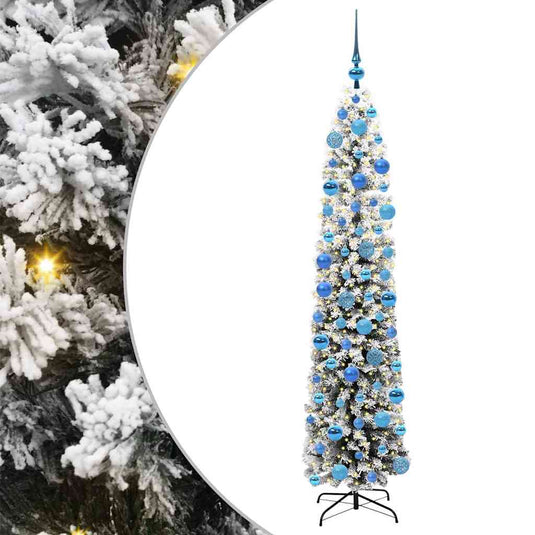 Vidaxl kunstkerstboom groen 180 cm pvc en staal en kunststof