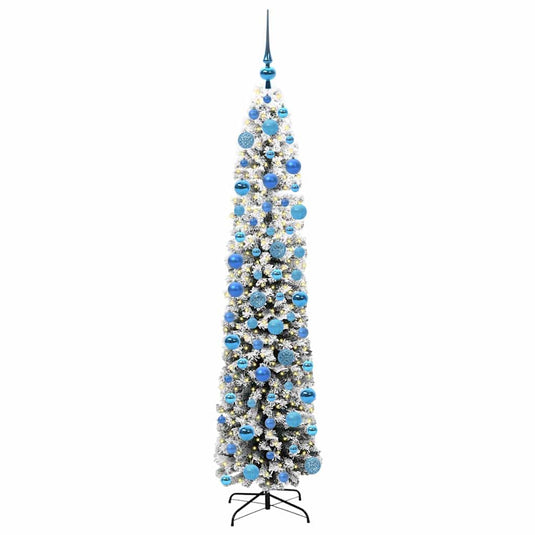 Vidaxl kunstkerstboom groen 180 cm pvc en staal en kunststof