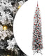 Vidaxl kunstkerstboom groen 210 cm pvc en staal en kunststof