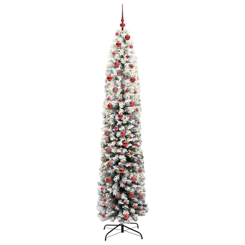 Afbeelding laden in galerijviewer, Vidaxl kunstkerstboom groen 210 cm pvc en staal en kunststof
