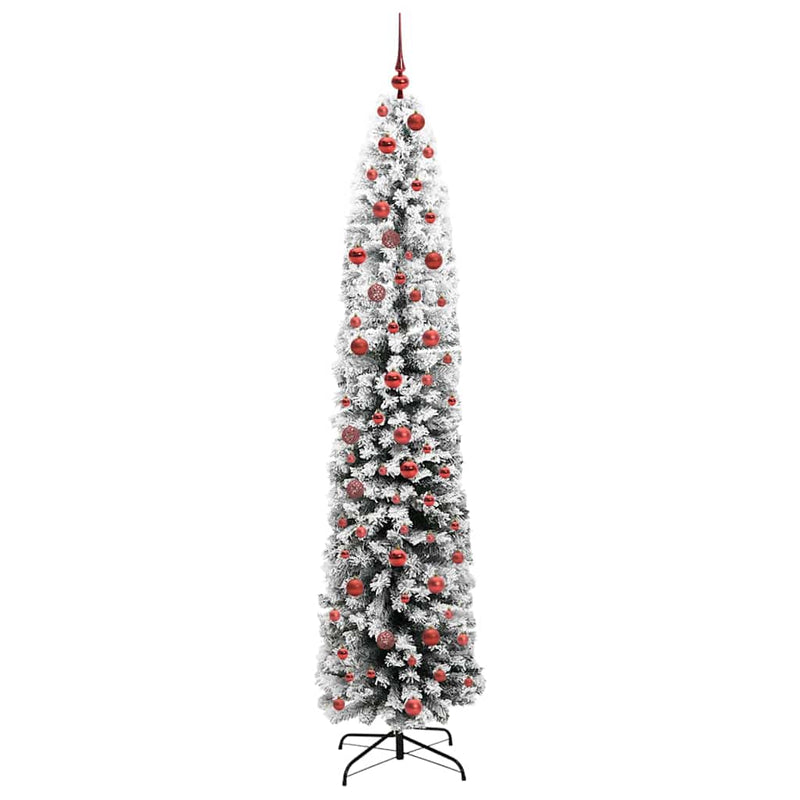 Afbeelding laden in galerijviewer, Vidaxl kunstkerstboom groen 210 cm pvc en staal en kunststof
