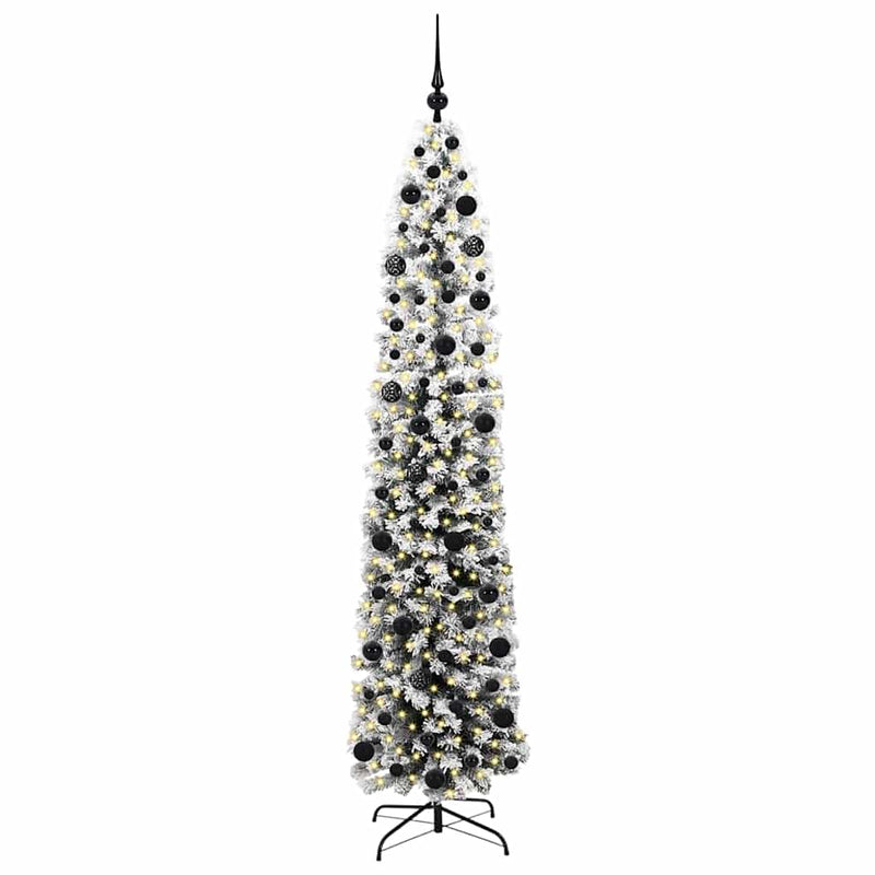 Afbeelding laden in galerijviewer, Vidaxl kunstkerstboom groen 210 cm pvc en staal en kunststof
