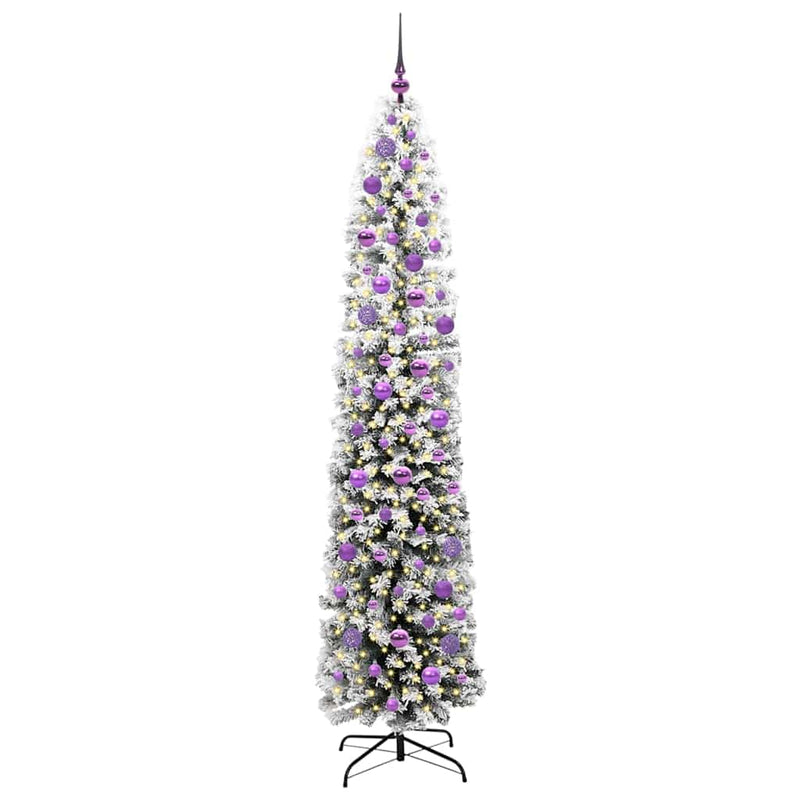 Afbeelding laden in galerijviewer, Vidaxl kunstkerstboom groen 210 cm pvc en staal en kunststof
