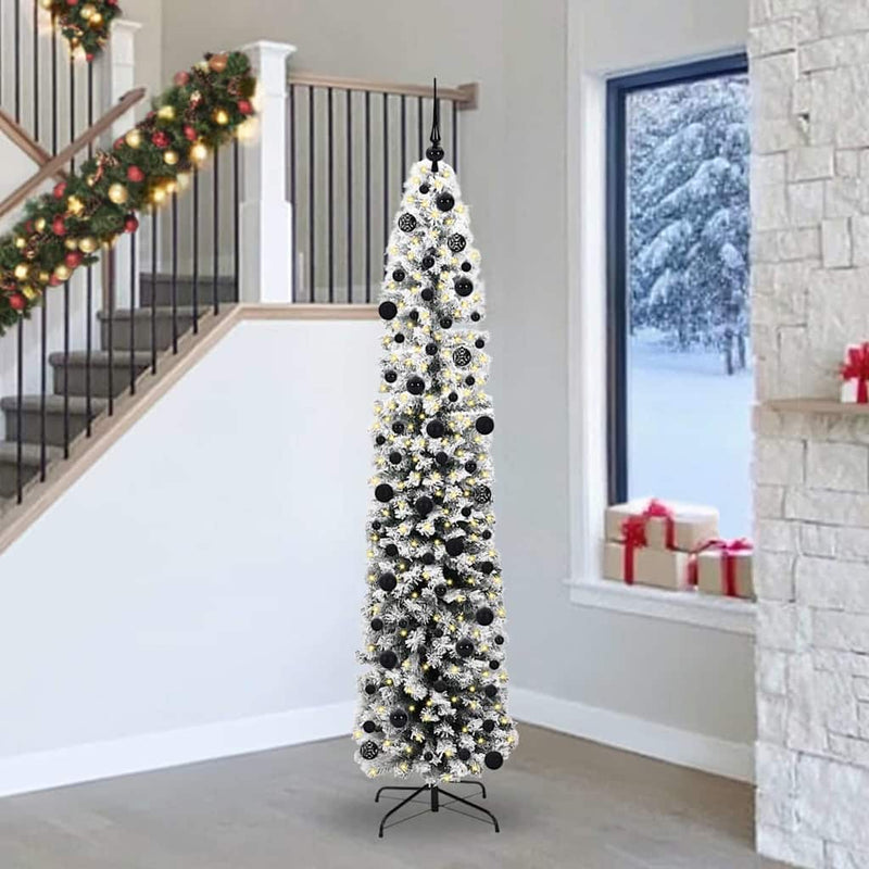 ギャラリービューアに画像をロードする, Vidaxl kunstkerstboom groen 240 cm pvc en staal en kunststof
