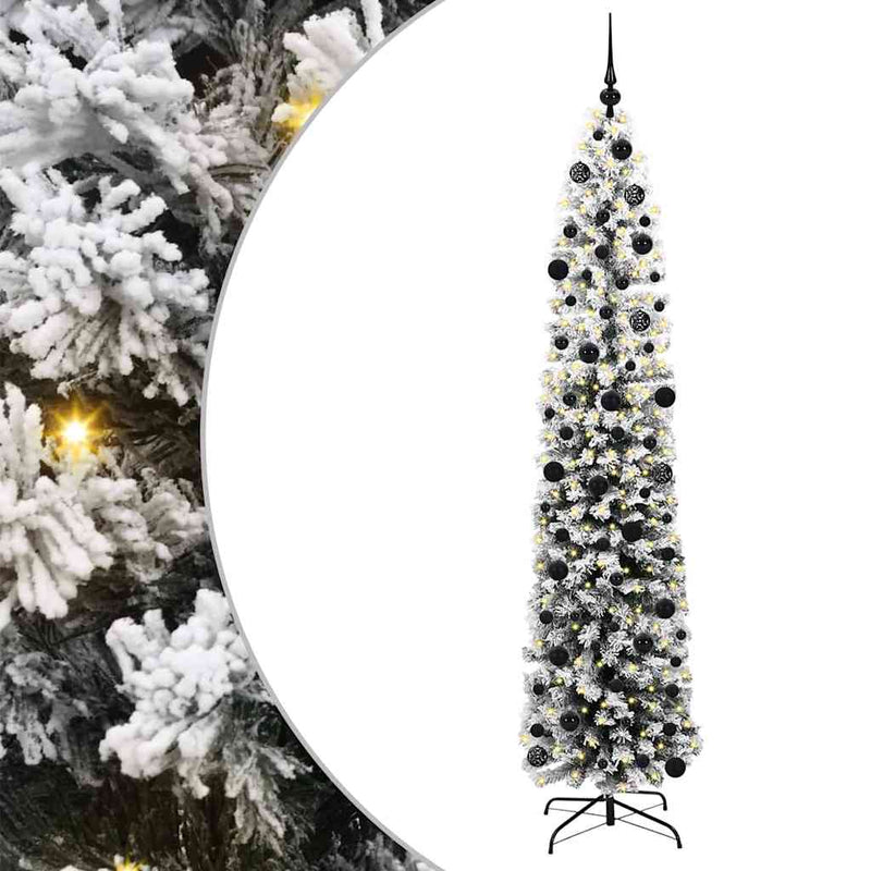 ギャラリービューアに画像をロードする, Vidaxl kunstkerstboom groen 240 cm pvc en staal en kunststof
