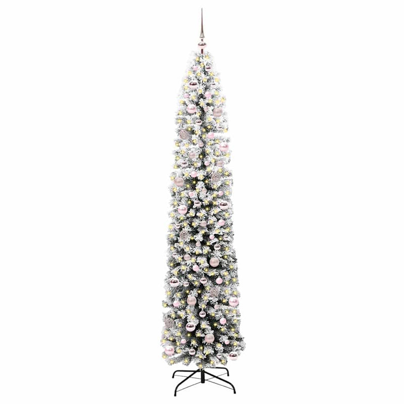 ギャラリービューアに画像をロードする, Vidaxl kunstkerstboom groen 240 cm pvc en staal en kunststof
