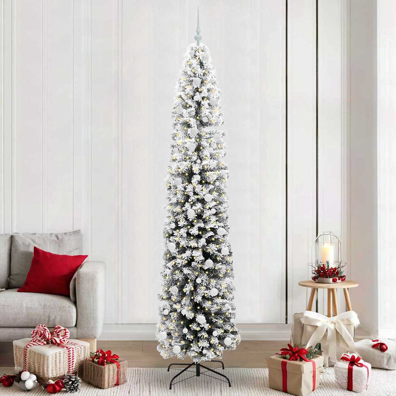 ギャラリービューアに画像をロードする, Vidaxl kunstkerstboom groen 240 cm pvc en staal en kunststof
