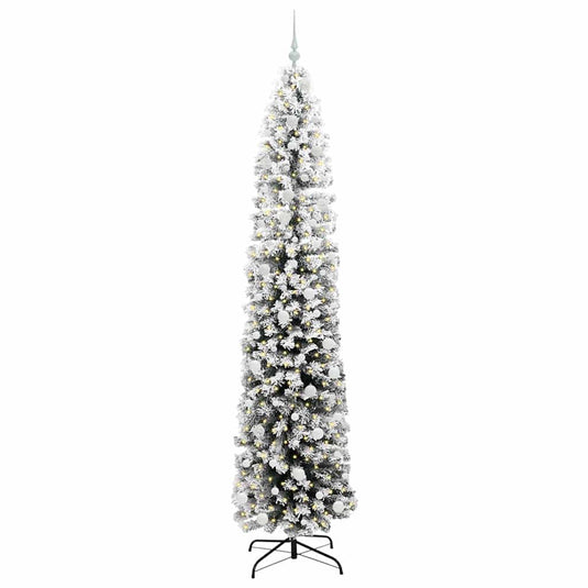 Vidaxl kunstkerstboom groen 240 cm pvc en staal en kunststof