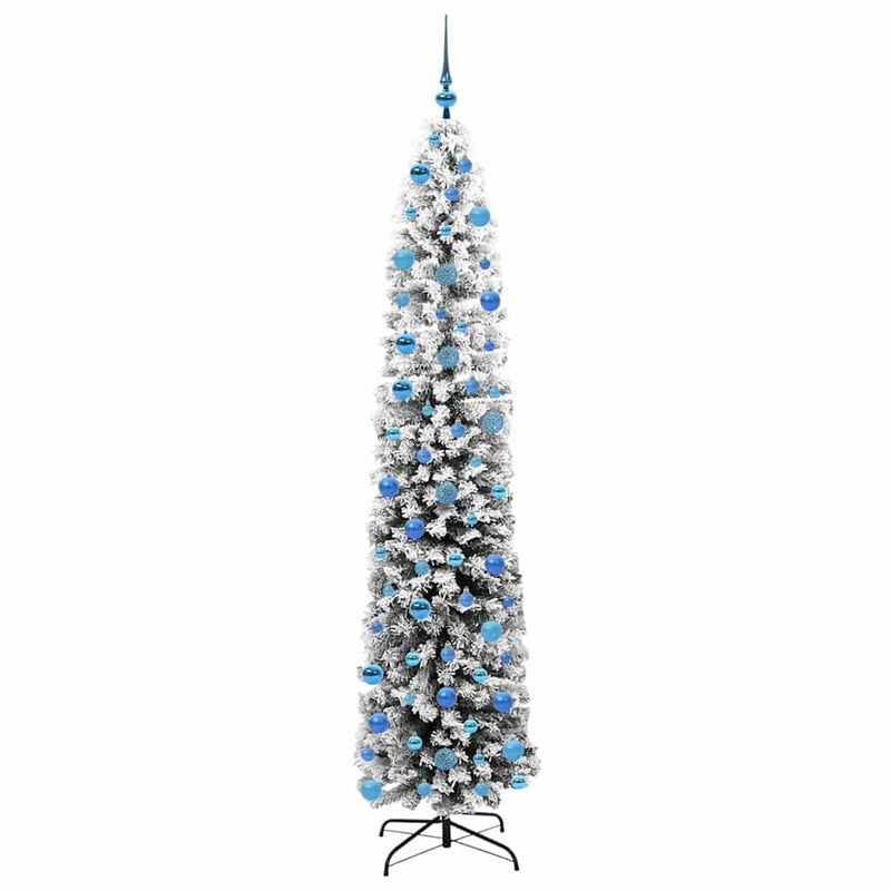 Afbeelding laden in galerijviewer, Vidaxl kunstkerstboom groen 240 cm pvc en staal en kunststof
