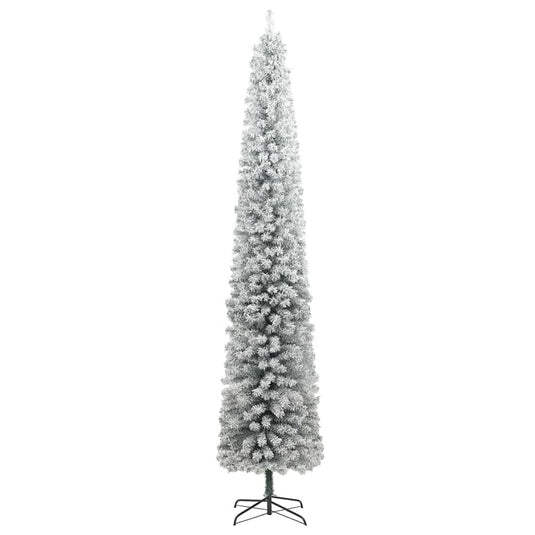 Vidaxl kunstkerstboom groen 270 cm pvc en staal en kunststof