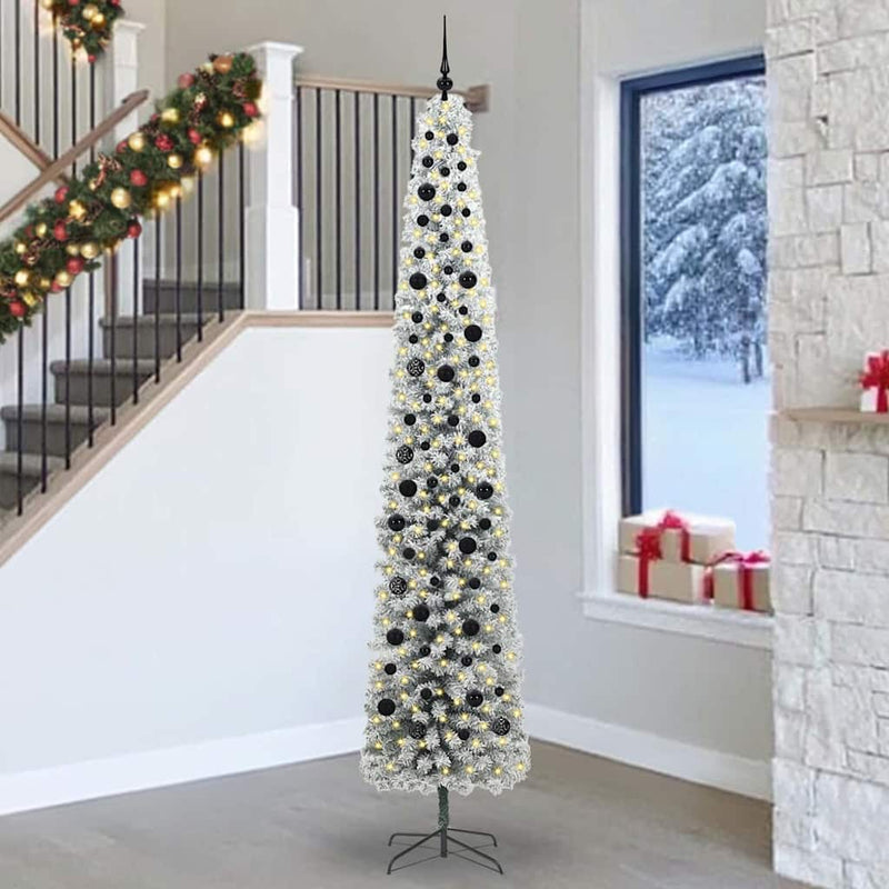 Afbeelding laden in galerijviewer, Vidaxl kunstkerstboom groen 270 cm pvc en staal en kunststof
