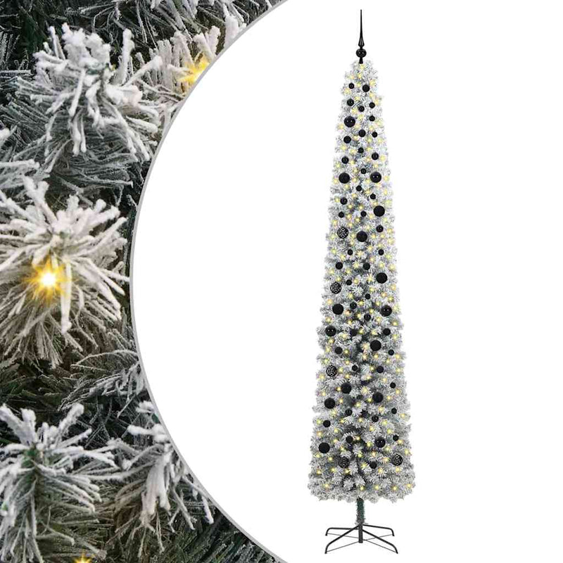 Afbeelding laden in galerijviewer, Vidaxl kunstkerstboom groen 270 cm pvc en staal en kunststof
