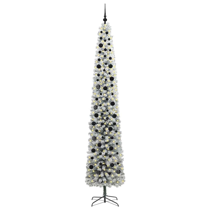 Afbeelding laden in galerijviewer, Vidaxl kunstkerstboom groen 270 cm pvc en staal en kunststof
