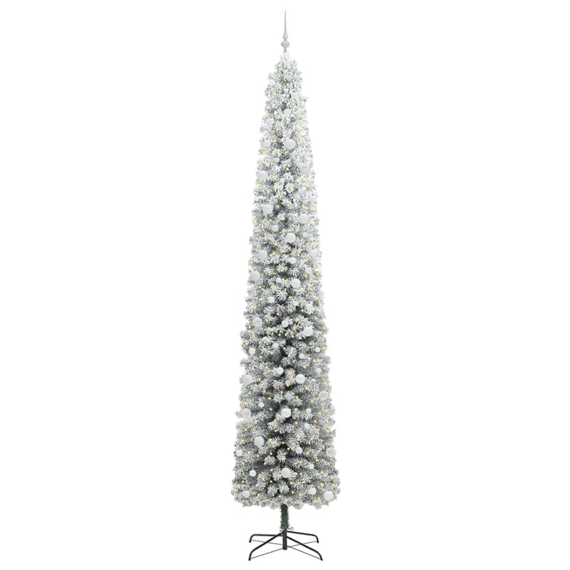 Afbeelding laden in galerijviewer, Vidaxl kunstkerstboom groen 270 cm pvc en staal en kunststof
