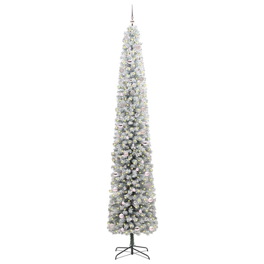 Vidaxl kunstkerstboom groen 300 cm pvc en staal en kunststof