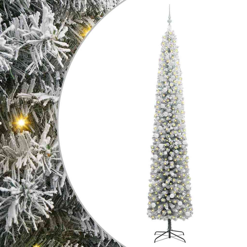 Afbeelding laden in galerijviewer, Vidaxl kunstkerstboom groen 300 cm pvc en staal en kunststof
