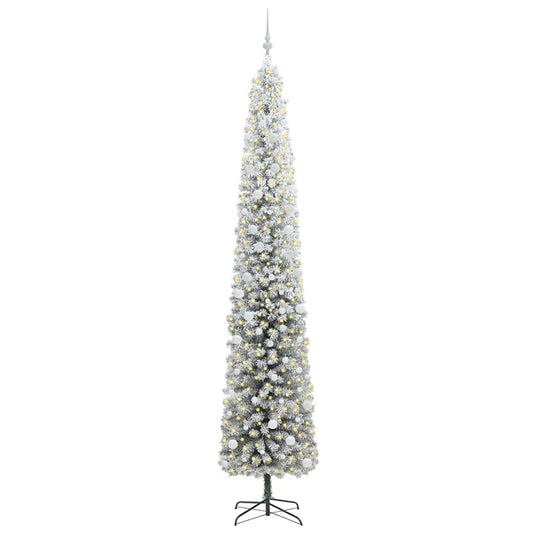 Vidaxl kunstkerstboom groen 300 cm pvc en staal en kunststof