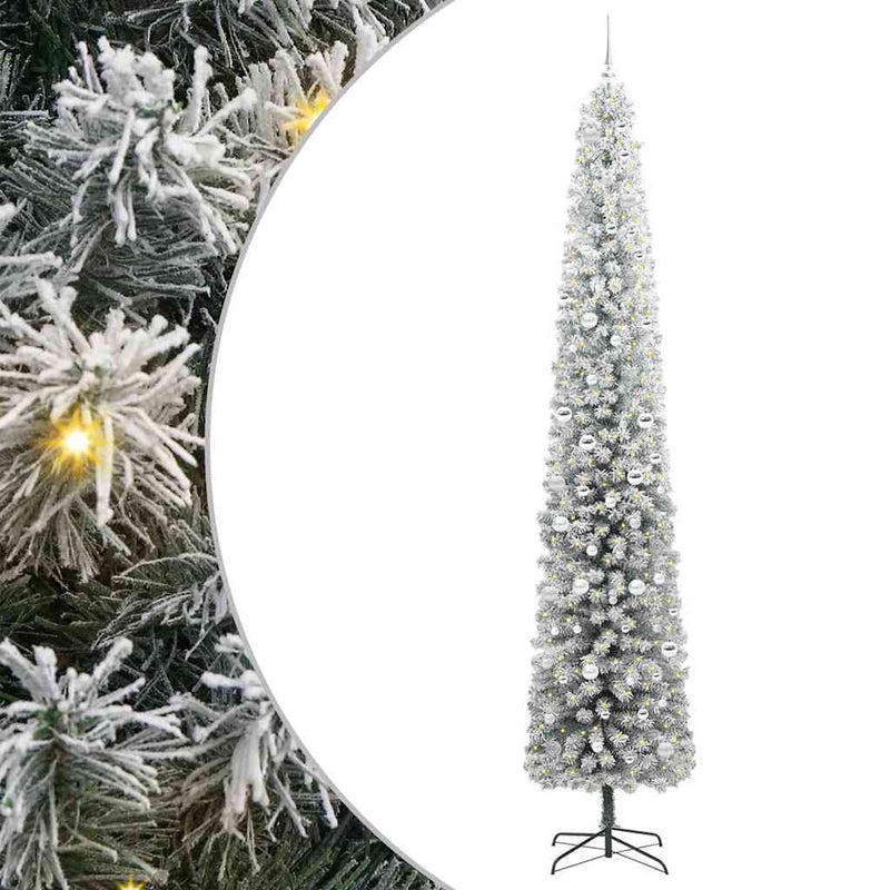 ギャラリービューアに画像をロードする, Vidaxl kunstkerstboom groen 300 cm pvc en staal en kunststof
