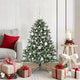 Vidaxl kunstkerstboom met 150 led groen 120 cm pvc en plastic en staal