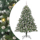 Vidaxl kunstkerstboom met 300 led groen 180 cm pvc en plastic en staal