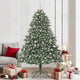 Vidaxl kunstkerstboom met 300 led groen 210 cm pvc en plastic en staal